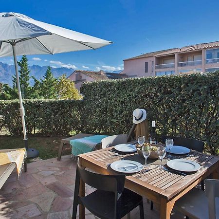 Mare Appart Avec Jardin Et Bbq Vue Mer Et Montagne Plage Et Port A 2 Pas Calvi  Eksteriør billede