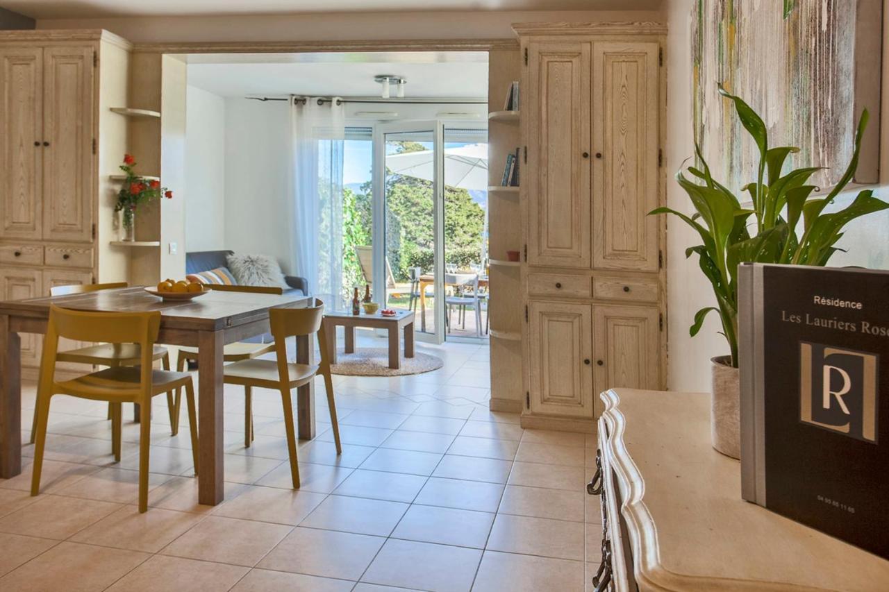 Mare Appart Avec Jardin Et Bbq Vue Mer Et Montagne Plage Et Port A 2 Pas Calvi  Eksteriør billede